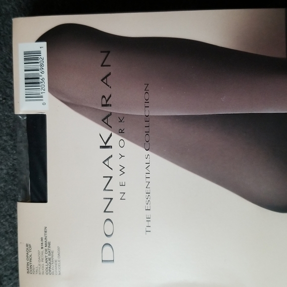 Donna Karan Accessories Donna Karan Satin Opaque Hosiery Navy